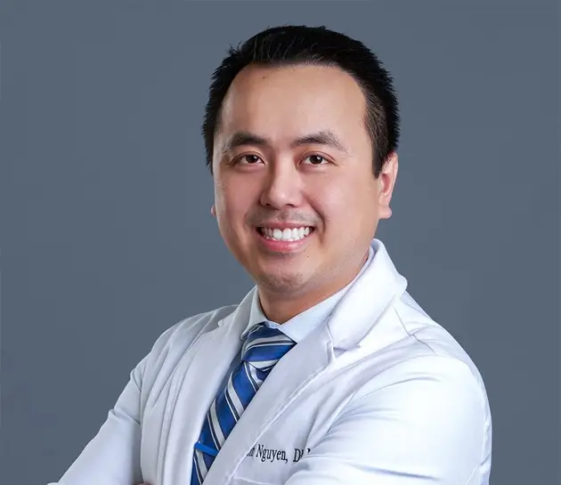 Justin Nguyen is with Lasting Smiles in our West Covina location
