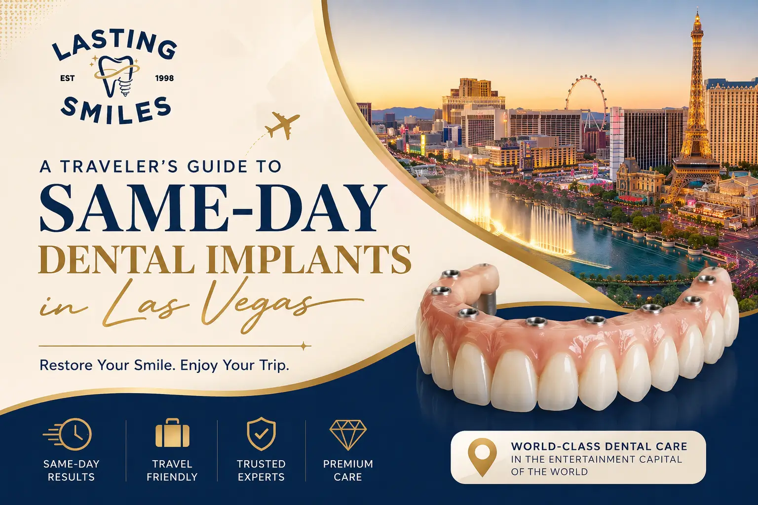 Featured image for “Teeth in a Day: A Traveler’s Guide to Same-Day Dental Implants in Las Vegas”
