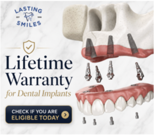Dental implants with lifetime warranty offer